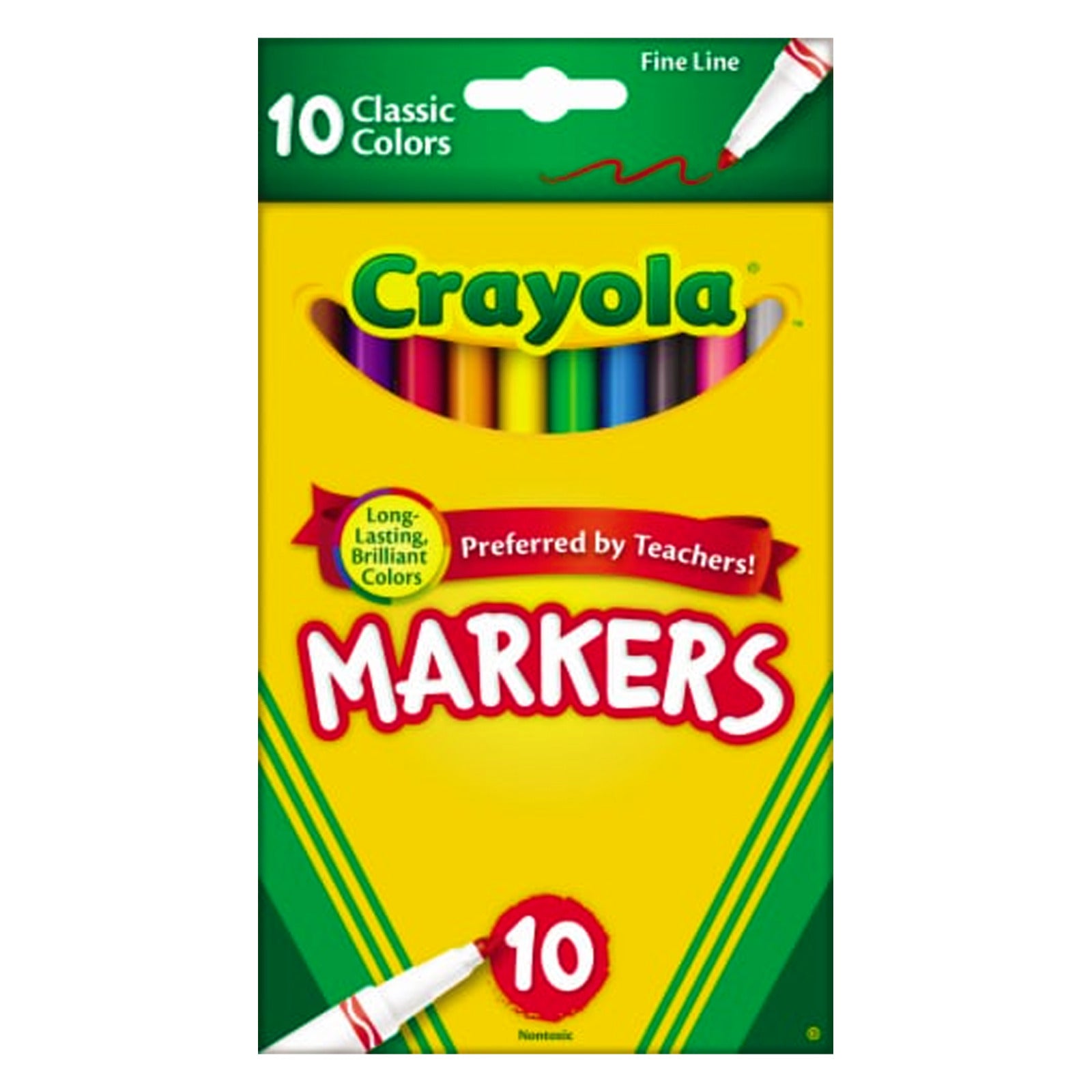 Crayola Markers Fine Line 10 Pcs. - Pepe Ganga Online | Everything for ...