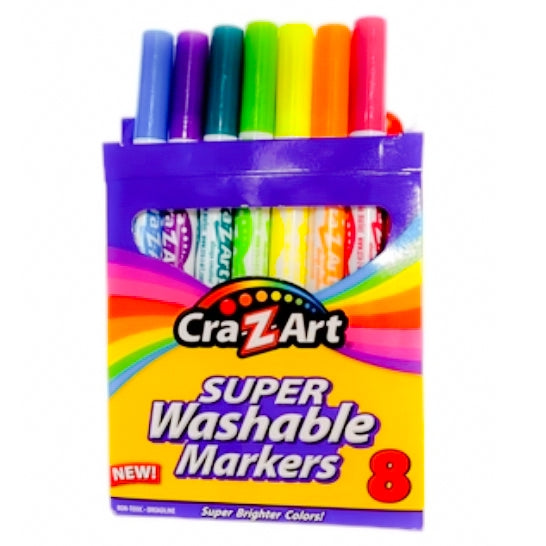  Cra-Z-Art Markers, Super Washable, 10 count : Toys & Games