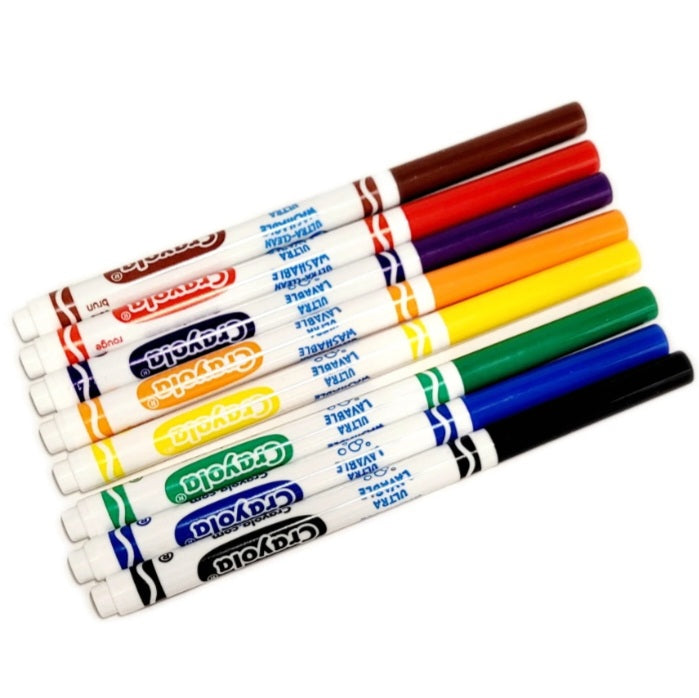 Crayola Super Tips Washable Markers 20/Pkg-Assorted Colors 58-8106 -  GettyCrafts